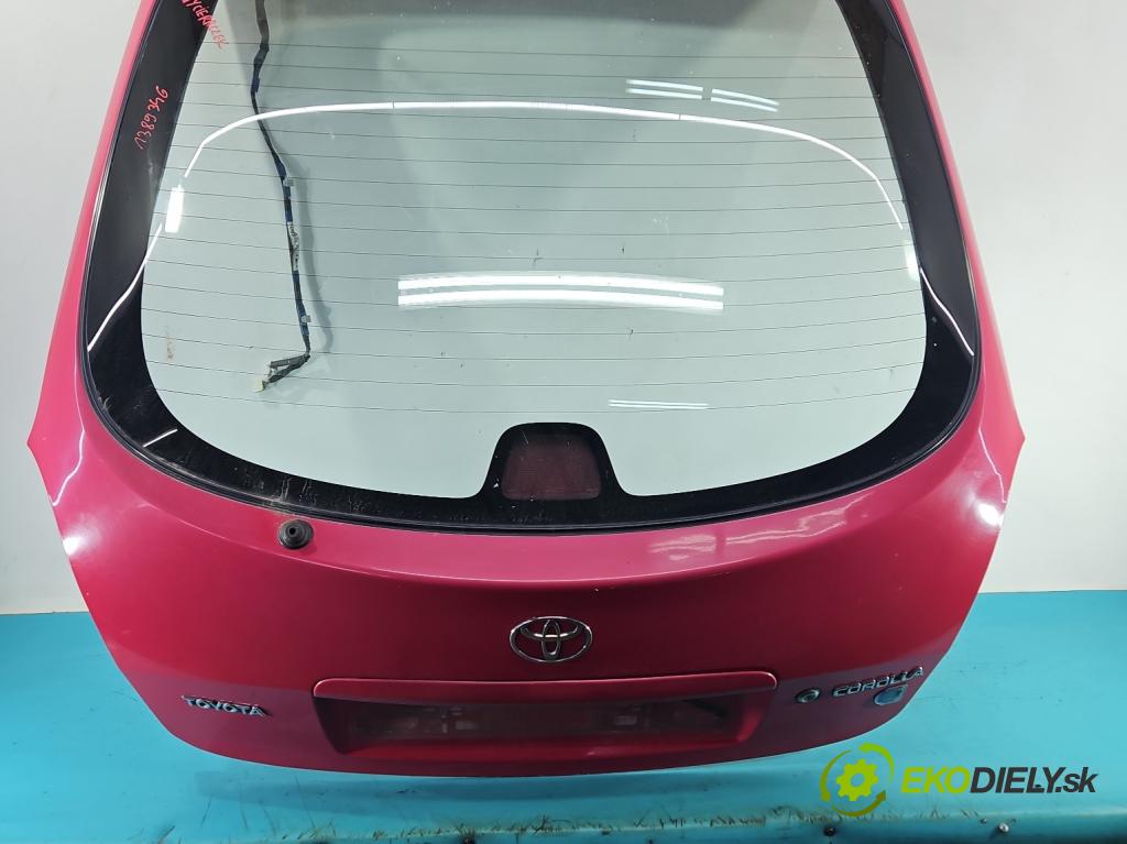 Toyota Corolla E11 1997-2002 2.0d 72 hp manual 53 kW 1974 cm3 5- zadní kufrové dveře (Zadní kapoty)