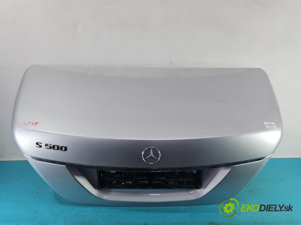 Mercedes S W221 2005-2013 5.5 V8 387KM automatic 285 kW 5462 cm3 4- zadní kufrové dveře  (Zadní kapoty)