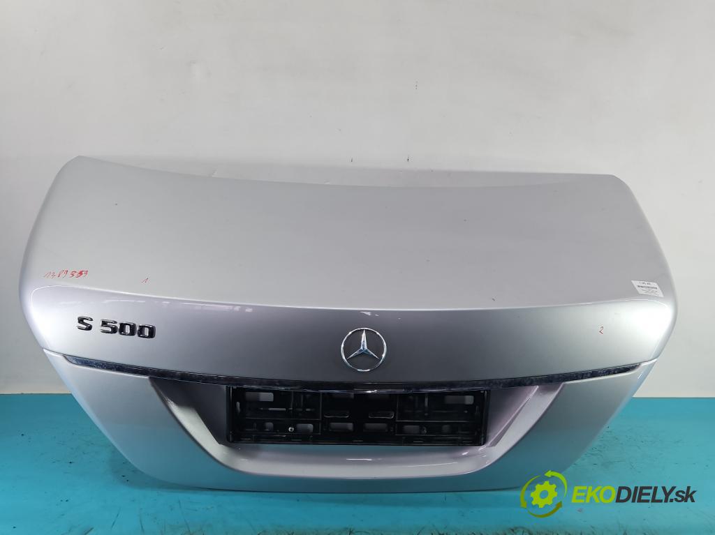 Mercedes S W221 2005-2013 5.5 V8 387KM automatic 285 kW 5462 cm3 4- zadní kufrové dveře  (Zadní kapoty)