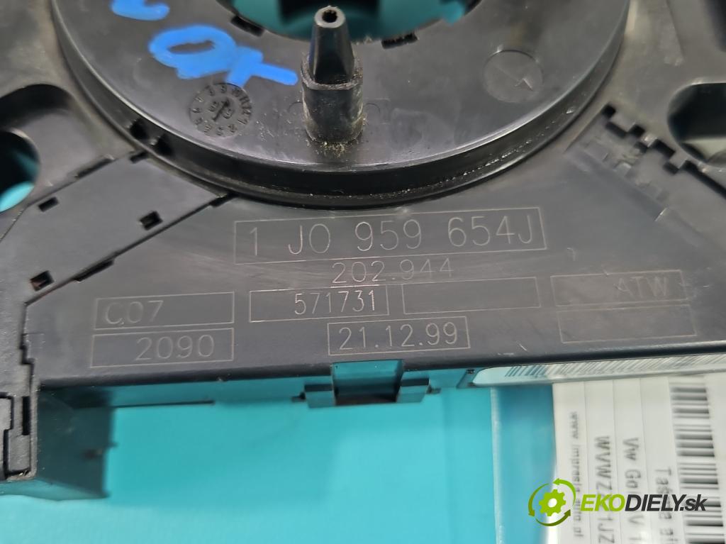 Vw Golf IV 1997-2003 1.4 16V 75 HP manual 55 kW 1390 cm3 5- Páska: airbag 1J0959654J (Airbagy)