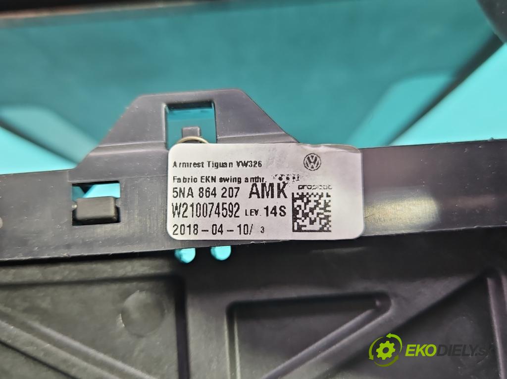 Vw Tiguan II 2016-2024 1.5 TSI 150 HP automatic 110 kW 1498 cm3 5- operadlo 5NNA864207AMK (Lakťové opierky)