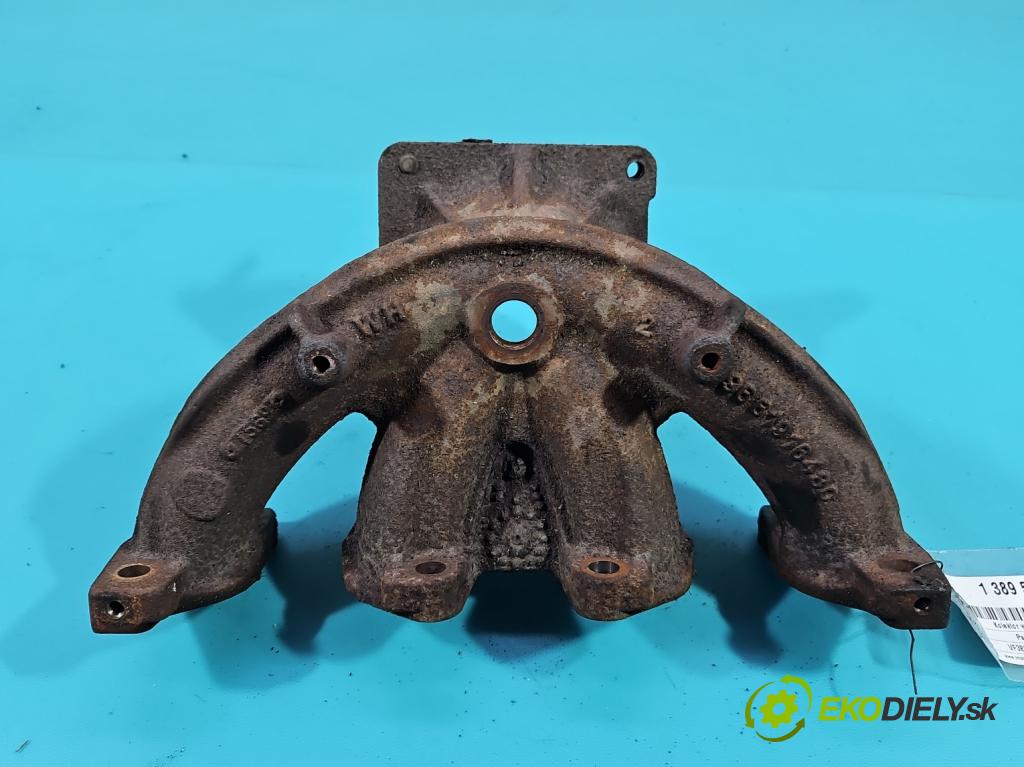 Peugeot 206 1.1 60 hp manual 44 kW 1124 cm3 3- potrubí výfuk 9661916480 (Výfukové potrubí)