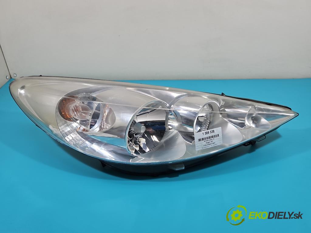 Peugeot 206 1.1 60 HP manual 44 kW 1124 cm3 3- Reflektor: pravý 9686606280 (Pravé)