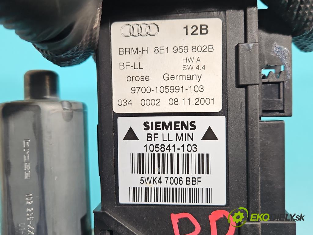 Audi A4 B6 2000-2004 1.9 tdi 131 hp manual 96 kW 1896 cm3 5- mechanismus stahování přední pravý 0130821764