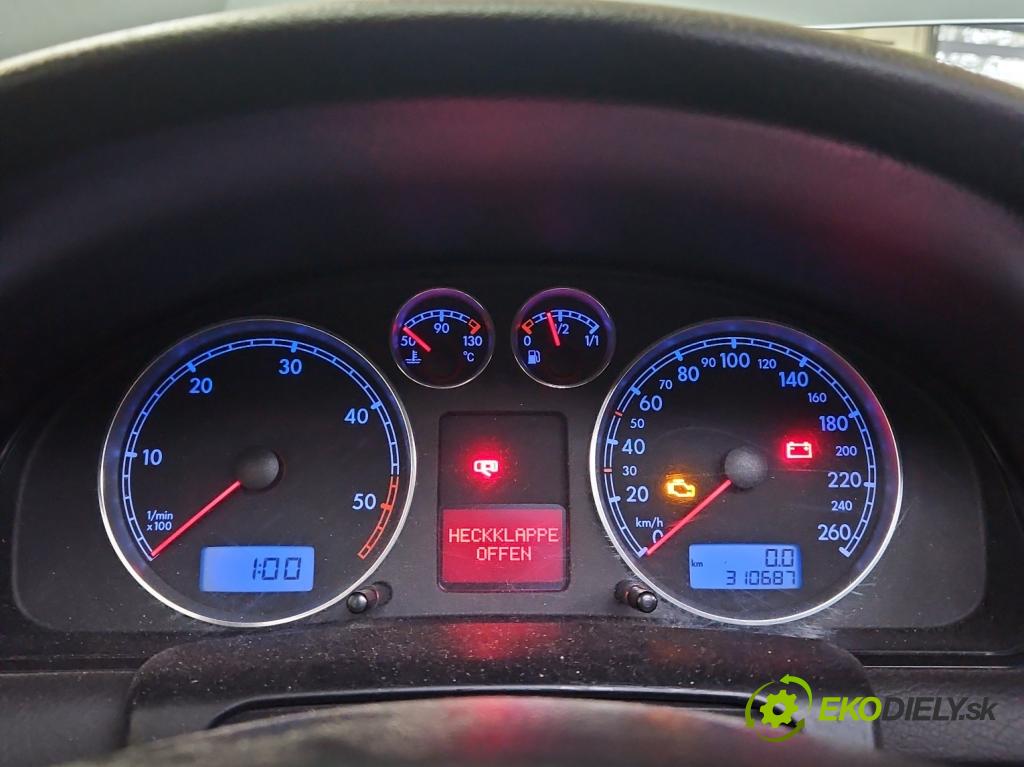 Vw Passat B5 1995-2005 1.9 tdi 131 HP manual 96 kW 1896 cm3 5- prístrojovka/ budíky 3B0920829A (Prístrojové dosky, displeje)