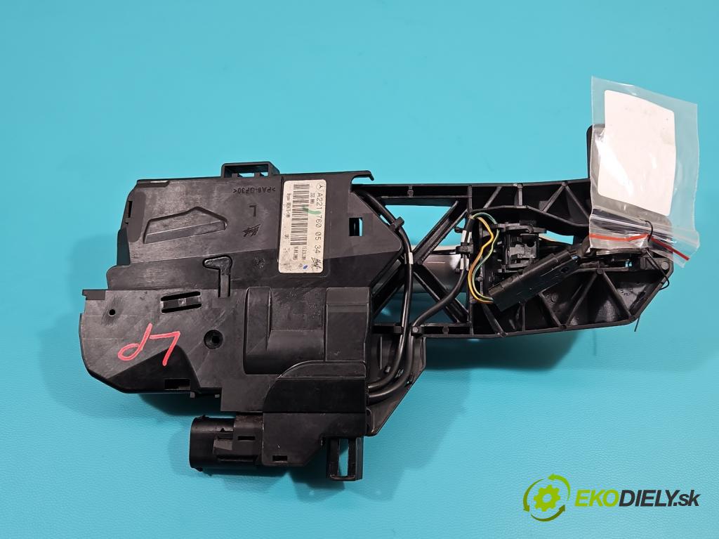 Mercedes S W221 2005-2013 5.5 V8 387KM automatic 285 kW 5462 cm3 4- rukoväť predné ľavé mimo: A2217600534 (Vonkajšie predné ľavé)