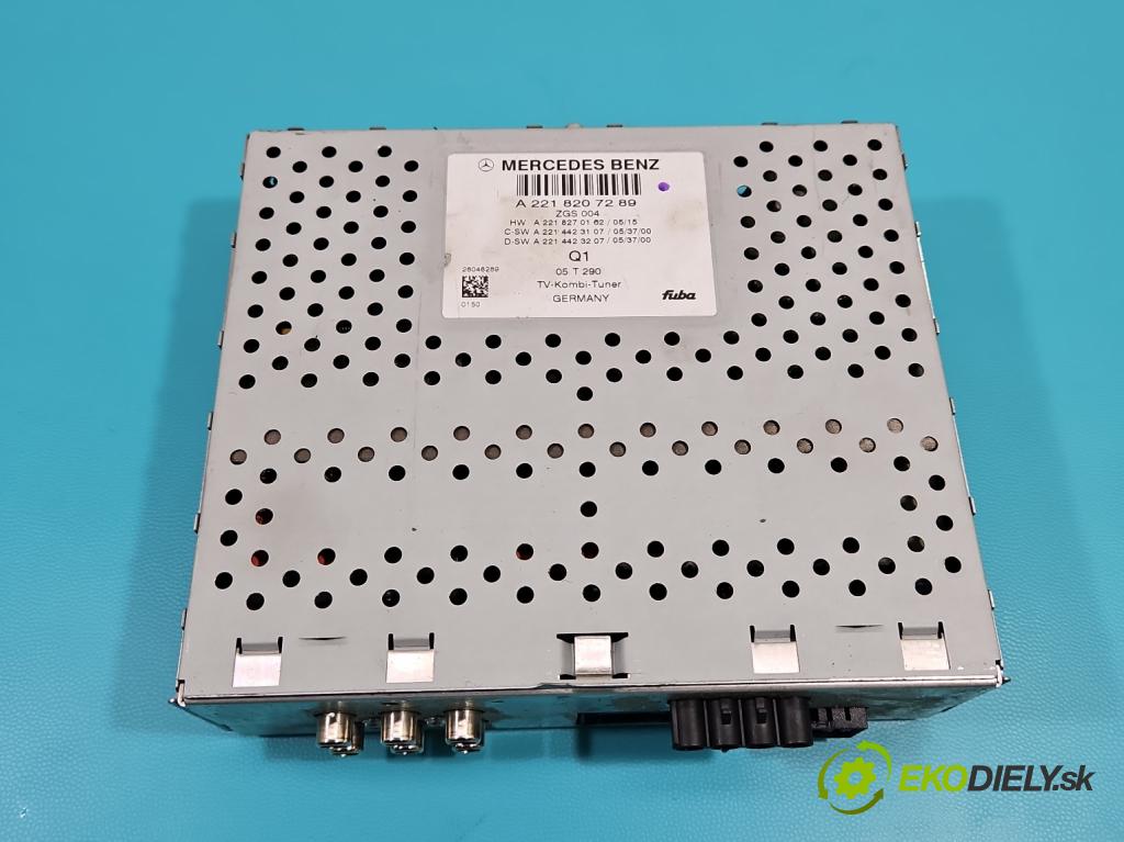 Mercedes S W221 2005-2013 5.5 V8 387KM automatic 285 kW 5462 cm3 4- Zesilovač: A2218207289 (Zesilovače)