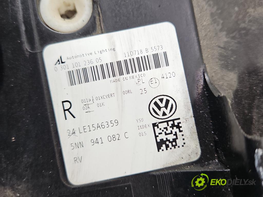 Vw Tiguan II 2016-2024 1.5 TSI 150 HP automatic 110 kW 1498 cm3 5- Reflektor: pravý 5NN941082C (Pravé)