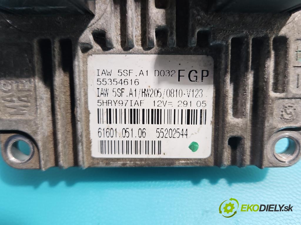 Fiat Stilo 1.6 16V 105 hp manual 77 kW 1598 cm3 3- řídící jednotka motoru 55354616