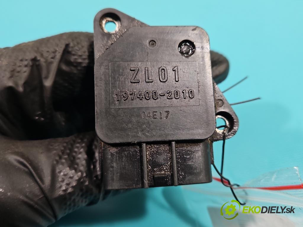 Mazda 6 I GG 2002-2007 2.0 citd 136 HP manual 100 kW 1998 cm3 5- průtokoměr: 197400-2010 (Váhy vzduchu)