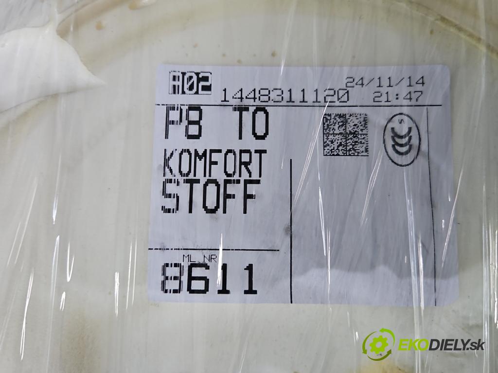 Vw Passat B8 2014 - 2.0 tdi 150 HP automatic 110 kW 1968 cm3 5- Pohovka: zadné  (Sedačky, sedadlá)