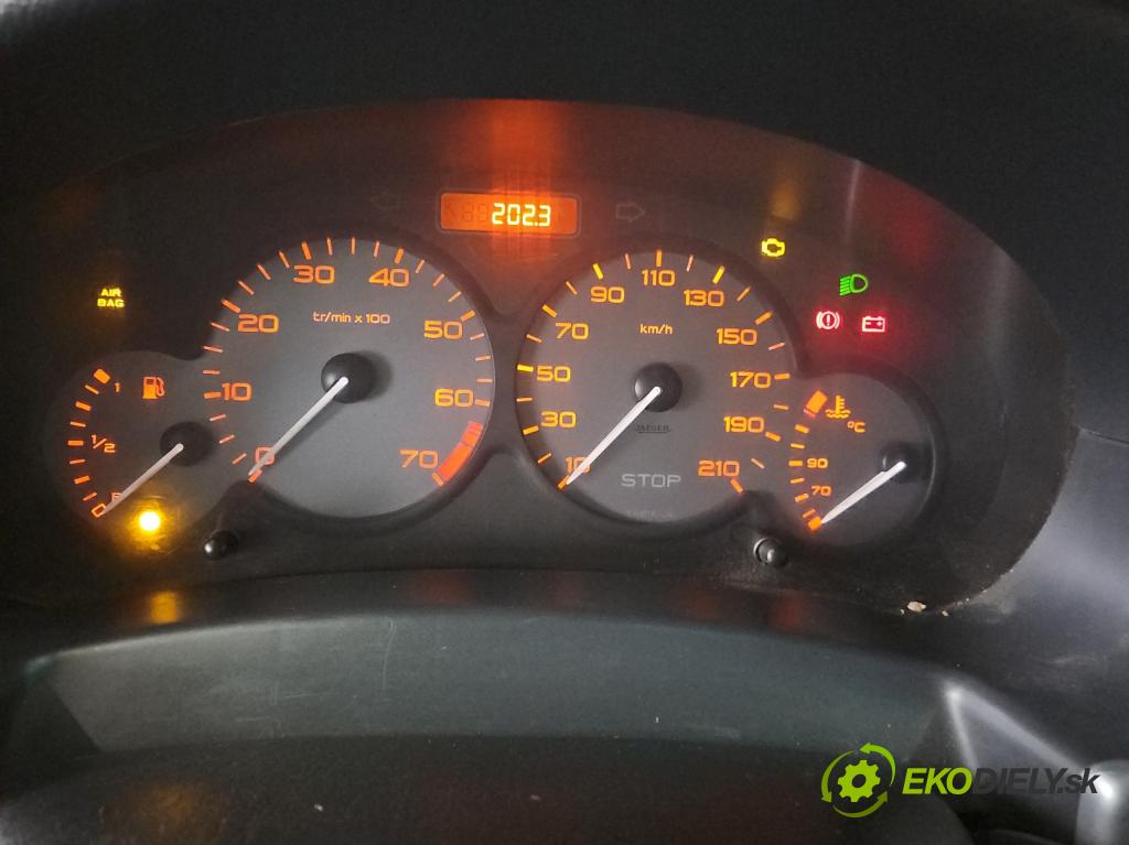 Peugeot Partner I 1996-2008 1.6 16V 109 HP manual 80 kW 1587 cm3 5- prístrojovka/ budíky 9646433380 (Prístrojové dosky, displeje)