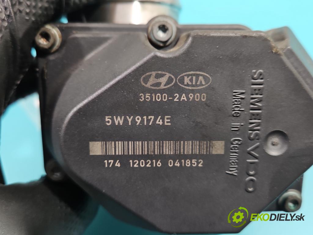 Kia Sportage III 2010-2015 1.7 crdi 116 HP manual 85 kW 1685 cm3 5- klapka 35100-2A900 (Škrtiace klapky)