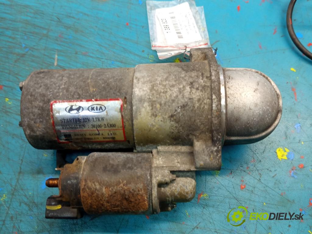 Kia Sportage III 2010-2015 1.7 crdi 116 HP manual 85 kW 1685 cm3 5- štartér 36100-2A800 (Štartér)