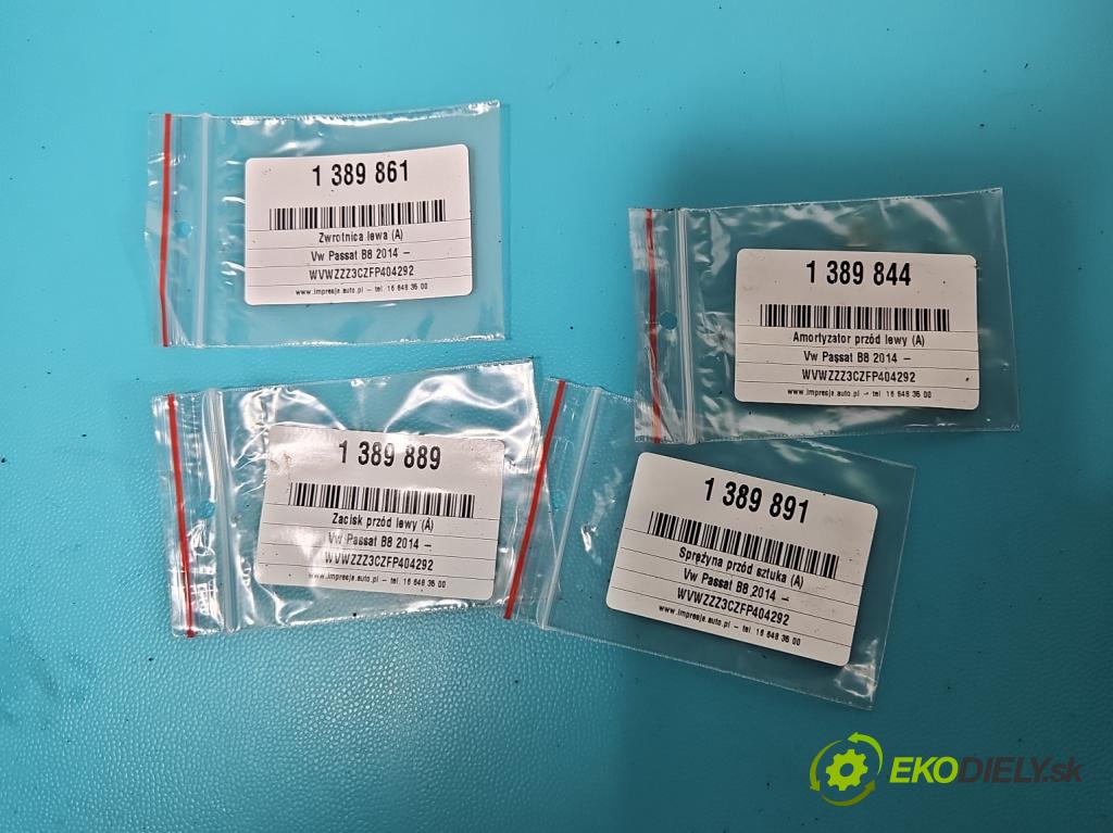 Vw Passat B8 2014 - 2.0 tdi 150 HP automatic 110 kW 1968 cm3 5- náboj ľavé  (Náboje)