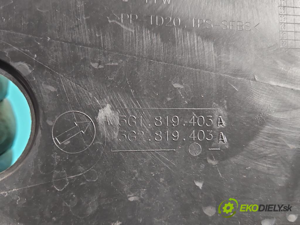 Vw Passat B8 2014 - 2.0 tdi 150 HP automatic 110 kW 1968 cm3 5- torpédo 3G1819403A (Torpéda)