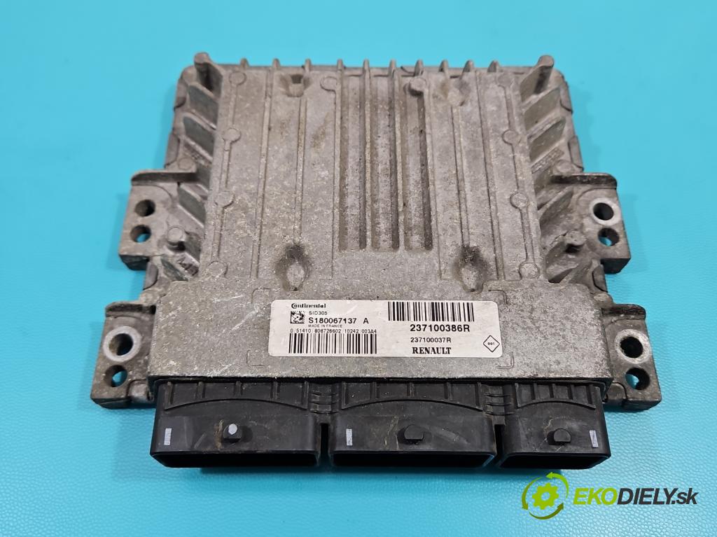 Renault Scenic III 2009-2016 1.5 dci 110 hp manual 81 kW 1461 cm3 5- řídící jednotka motoru 237100386R