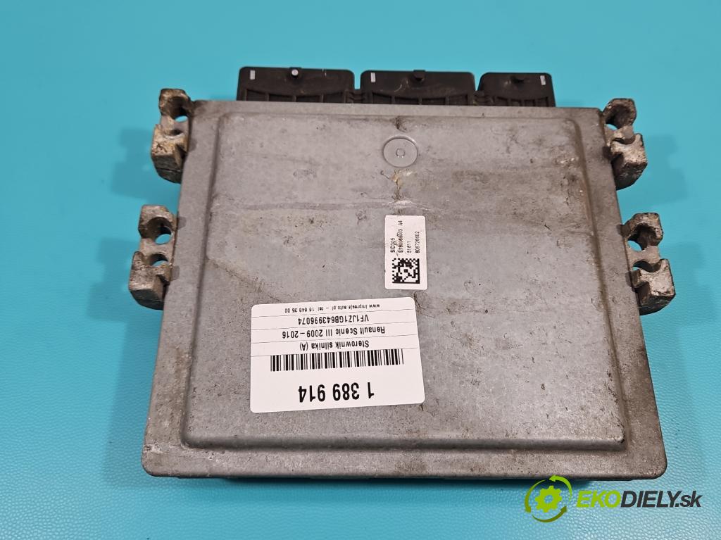 Renault Scenic III 2009-2016 1.5 dci 110 hp manual 81 kW 1461 cm3 5- řídící jednotka motoru 237100386R