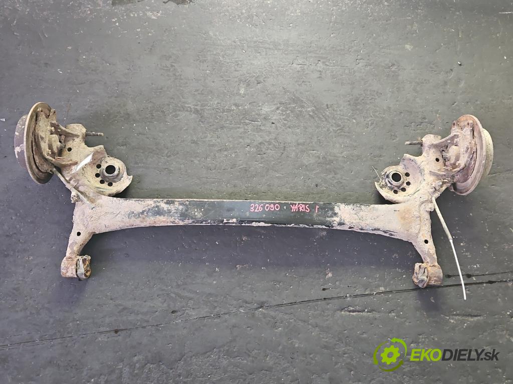 Toyota Yaris I 1999-2005 1.0 vvti 68 hp manual 50 kW 998 cm3 3- zadní výztuha  (Výztuhy zadní)