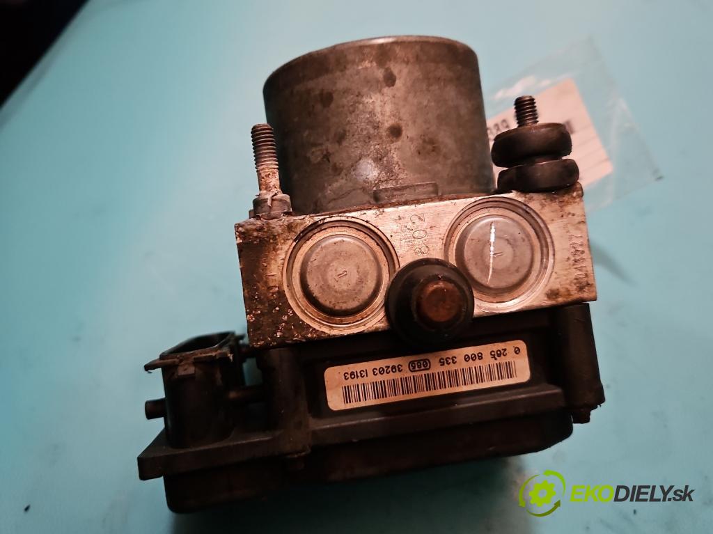 Renault Clio II 1998-2012 1.4 16V 98 hp manual 72 kW 1390 cm3 5- čerpadlo abs 0265231333 (Pumpy brzdové)