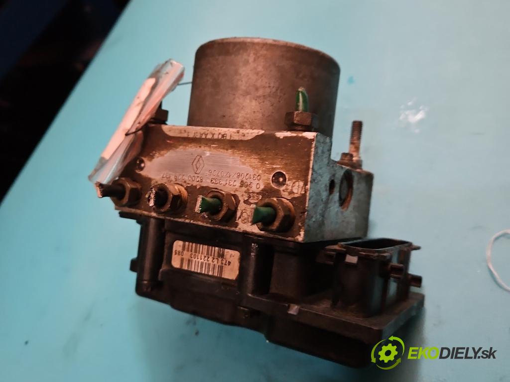 Renault Clio II 1998-2012 1.4 16V 98 hp manual 72 kW 1390 cm3 5- čerpadlo abs 0265231333 (Pumpy brzdové)