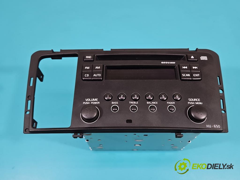Volvo S60 I 2000-2010 2.4 D5 185 HP manual 136 kW 2400 cm3 4- Radio originál 30797204