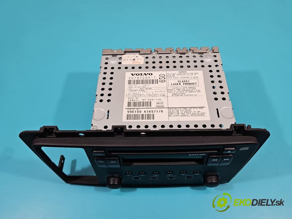 Volvo S60 I 2000-2010 2.4 D5 185 HP manual 136 kW 2400 cm3 4- Radio originál 30797204