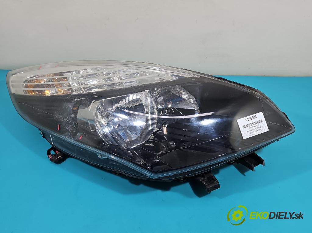 Renault Scenic III 2009-2016 1.5 dci 110 HP manual 81 kW 1461 cm3 5- Reflektor: pravý  (Pravé)