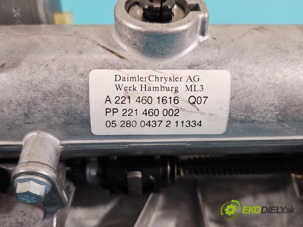 Mercedes S W221 2005-2013 5.5 V8 387KM automatic 285 kW 5462 cm3 4- Stĺpik volant A2214601616 (Tyč riadenia (volantu))