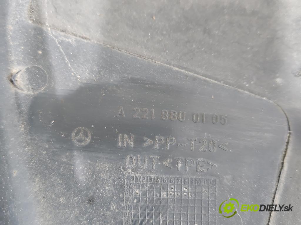 Mercedes S W221 2005-2013 5.5 V8 387KM automatic 285 kW 5462 cm3 4- torpédo A2218800105 (Torpéda)