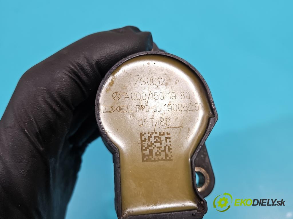 Mercedes S W221 2005-2013 5.5 V8 387KM automatic 285 kW 5462 cm3 4- cievka zapaľovacia A0001501980 (Zapaľovacie cievky, moduly)