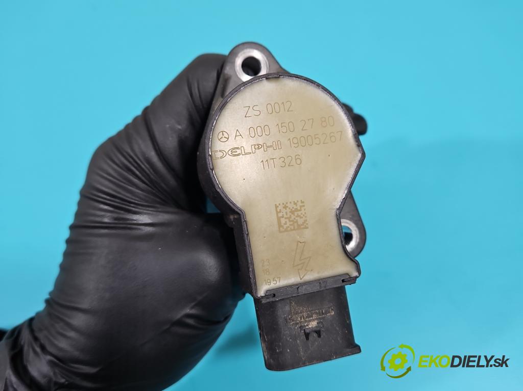 Mercedes S W221 2005-2013 5.5 V8 387KM automatic 285 kW 5462 cm3 4- cievka zapaľovacia A0001502780 (Zapaľovacie cievky, moduly)