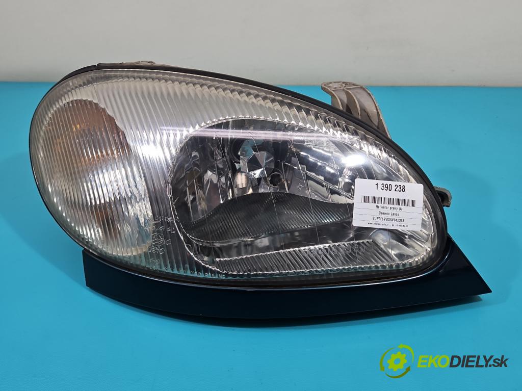Daewoo Lanos 1.5 16V 99 HP manual 73 kW 1498 cm3 4- Reflektor: pravý  (Pravé)