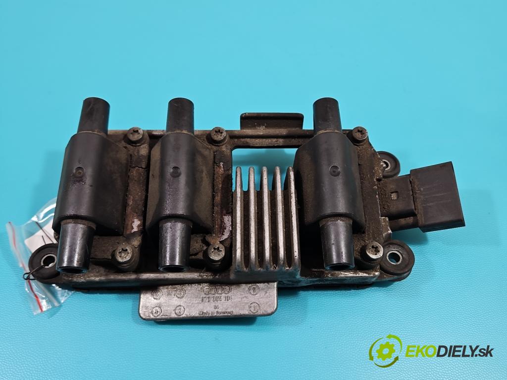 Audi A6 C5 1997-2004 2.4 V6 165 HP manual 121 kW 2393 cm3 4- cievka zapaľovacia 078905104 (Zapaľovacie cievky, moduly)