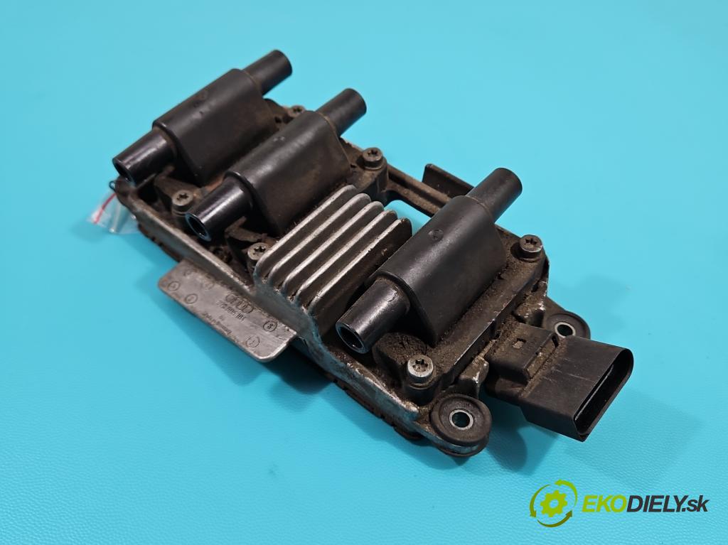 Audi A6 C5 1997-2004 2.4 V6 165 HP manual 121 kW 2393 cm3 4- cievka zapaľovacia 078905104 (Zapaľovacie cievky, moduly)