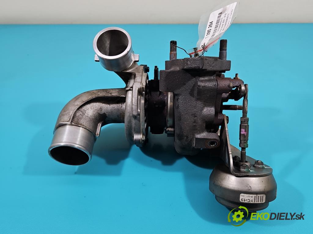 Toyota Verso 2009-2018 2.0 D4D 126 hp manual 93 kW 1998 cm3 5- Turbodmychadlo VB26 (Turbodúchadla (kompletní))