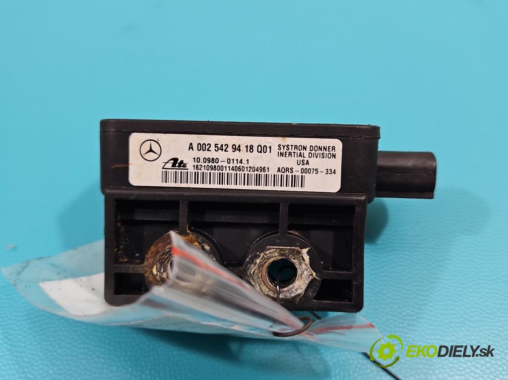 Mercedes C W203 2000-2007 2.0 kompressor 163 hp manual 120 kW 1998 cm3 5- snímač ESP A0025429418