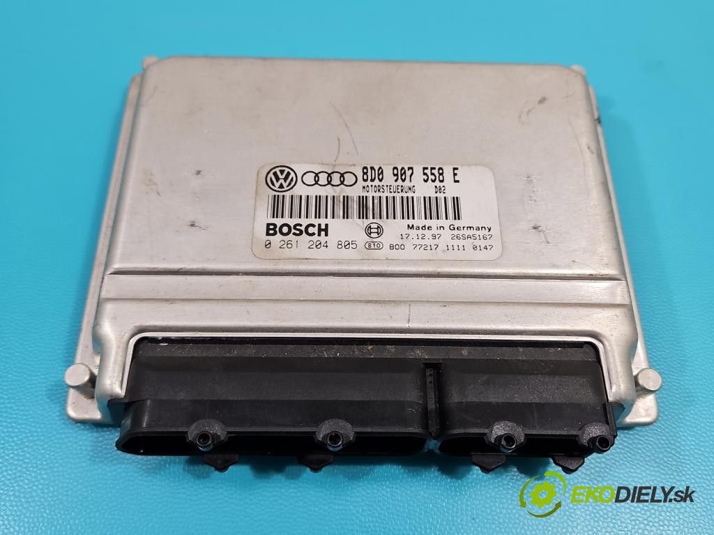 Vw Passat B5 1995-2005 1.8 T 150 hp manual 110 kW 1781 cm3 5- řídící jednotka motoru 8D0907558E