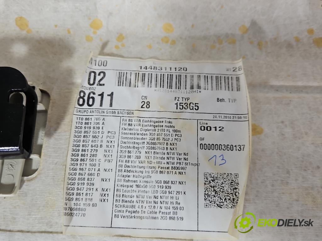 Vw Passat B8 2014 - mírně: Combi