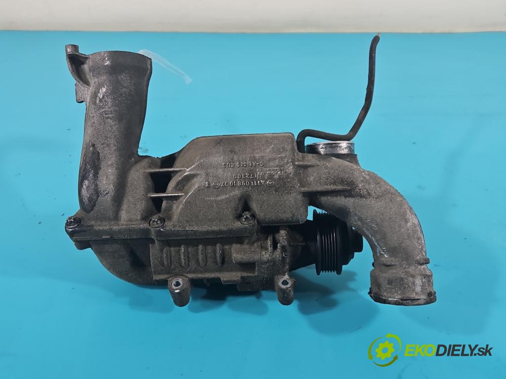 Mercedes C W203 2000-2007 2.0 kompressor 163 hp manual 120 kW 1998 cm3 5- Turbodmychadlo A1110900980 (Turbodúchadla (kompletní))