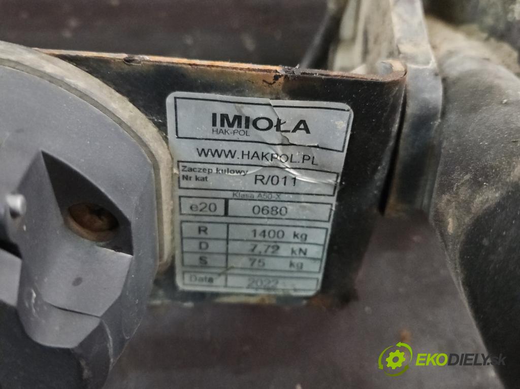 Renault Scenic I 1996-2003 1.9 dti 98 hp manual 72 kW 1870 cm3 5- oko tažné  (Tažná zařízení)