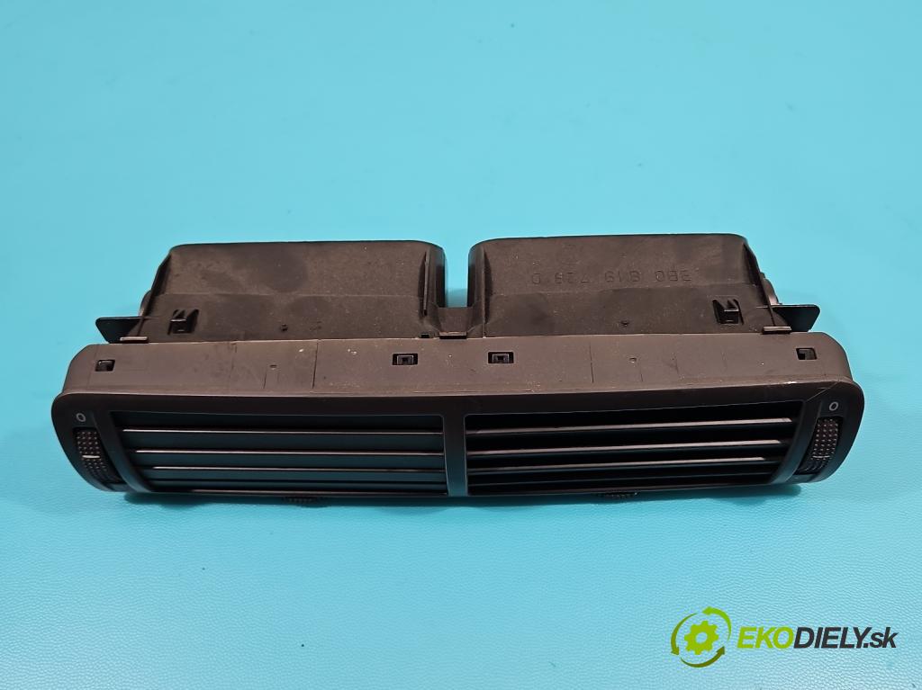 Vw Passat B5 1995-2005 1.9 tdi 131 HP manual 96 kW 1896 cm3 5- Mřížka: kúrenia stredová 3B0819728D (Mriežky kúrenia (fukáre))