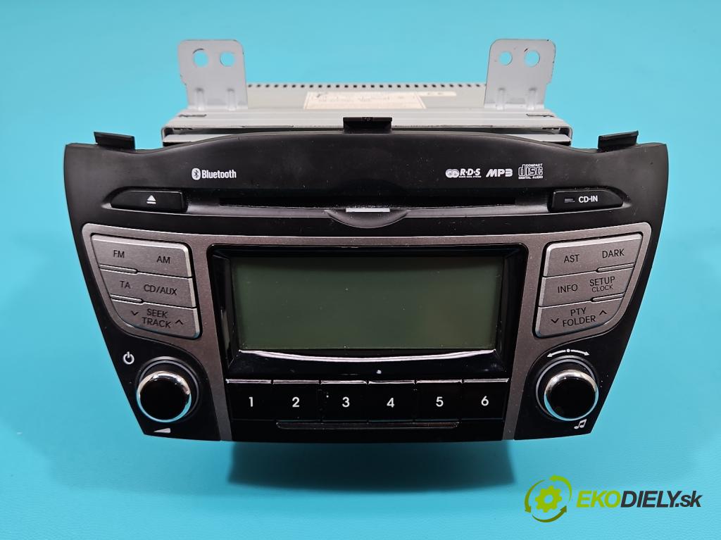 Hyundai Ix35 2.0 crdi 136 HP manual 100 kW 1995 cm3 5- Radio originál 96160-2Y730TAN