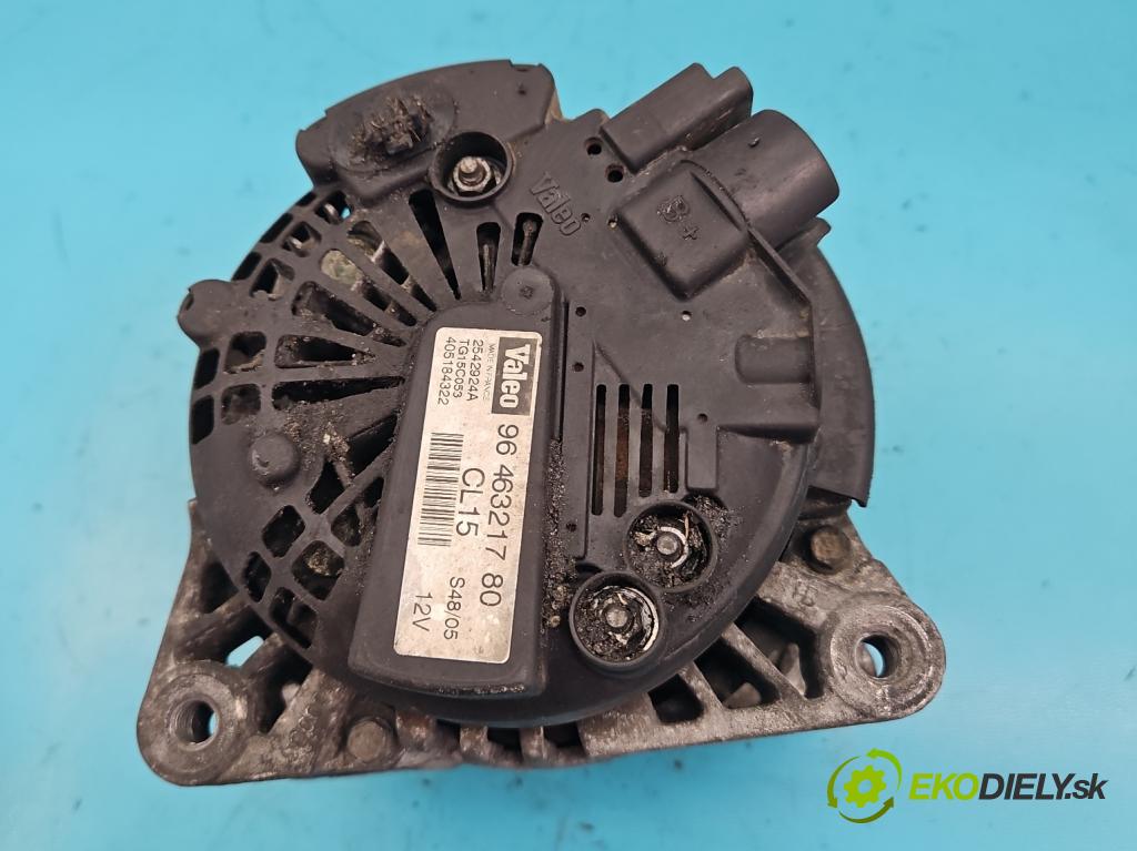 Peugeot Partner I 1996-2008 1.6 hdi 90 HP manual 66,2 kW 1560 cm3 5- Alternator 9646321780 (Alternátory)