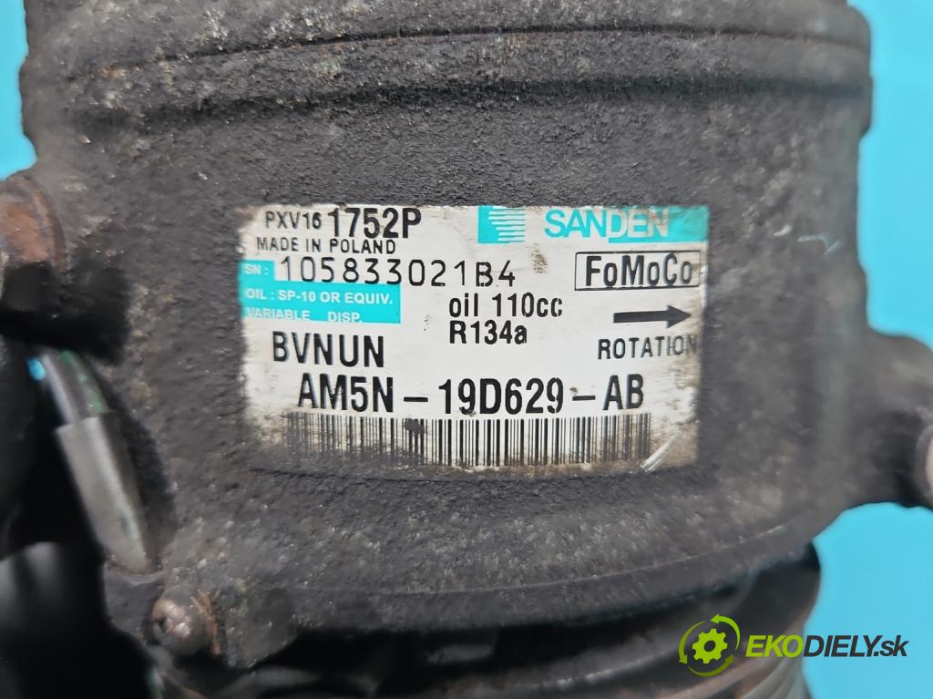 Ford C-Max II 2010-2019 1.6 tdci 116 hp manual 85 kW 1560 cm3 5- Kompresor: klíma AM5N-19D629-AB (Kompresory)