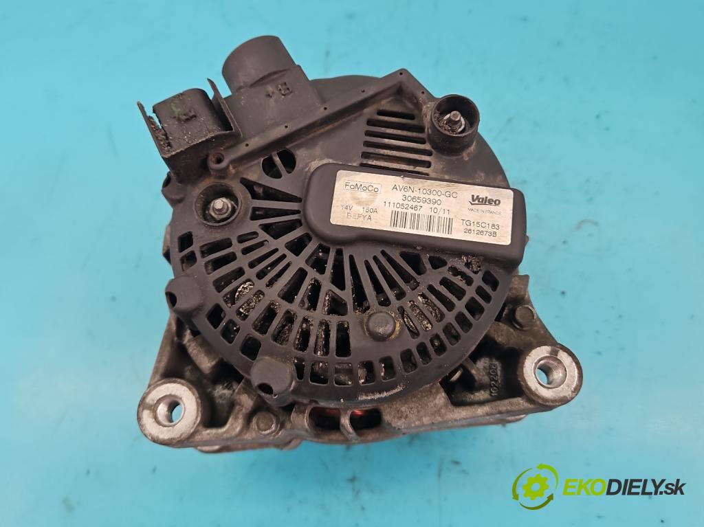 Ford C-Max II 2010-2019 1.6 tdci 116 HP manual 85 kW 1560 cm3 5- Alternator AV6N-10300-GC (Alternátory)