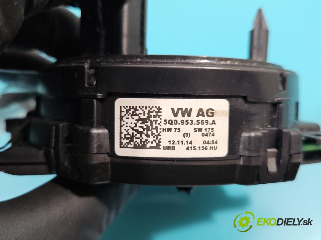 Vw Passat B8 2014 - 2.0 tdi 150 HP automatic 110 kW 1968 cm3 5- Páska: airbag 5Q0953569A (Airbagy)