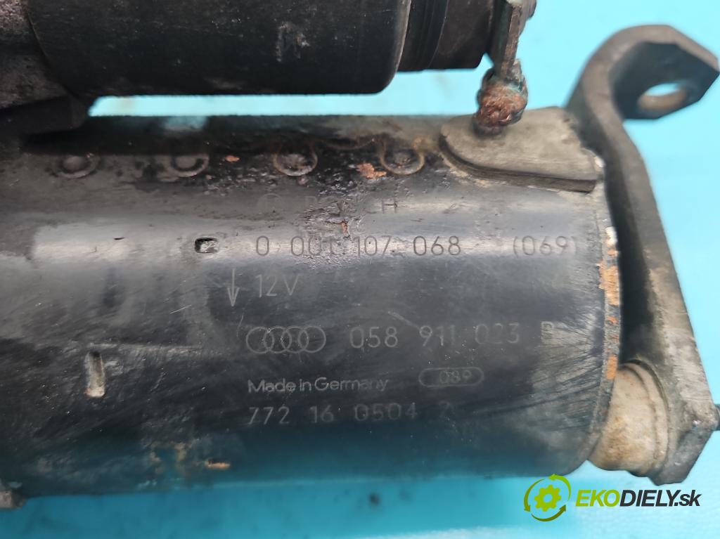 Vw Passat B5 1995-2005 1.8 T 150 HP manual 110 kW 1781 cm3 5- štartér 0001107068 (Štartéry)
