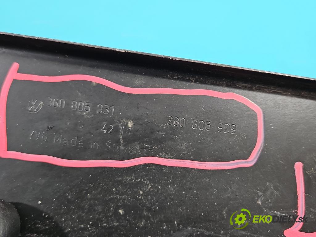 Vw Passat B8 2014 - 2.0 tdi 150 hp automatic 110 kW 1968 cm3 5- stěna přední 3G0806929 (Výztuhy přední)