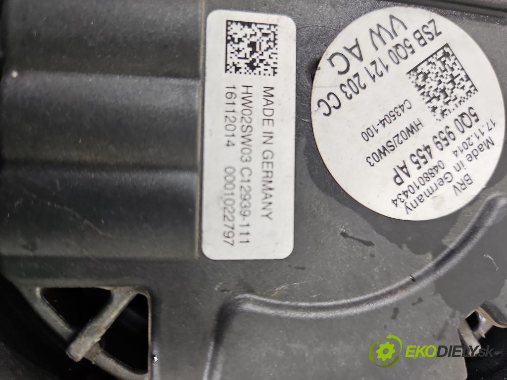 Vw Passat B8 2014 - 2.0 tdi 150 HP automatic 110 kW 1968 cm3 5- Ventilátor chladiča 5Q0121205C